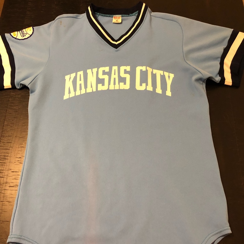 Vintage 1985 George Brett BP Jersey